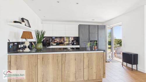 Küche mit Zugang zur Terrasse - 