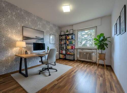 Arbeitszimmer Virtual Staging - 3 Zimmer Etagenwohnung in Schorndorf
