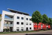 Ansprechende Architektur - Neuwertige 3,5-Zimmer-Wohnung mit Loggia und Tiefgaragenstellpl. im urbanen Umfeld, Leitgrabenweg 2