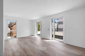 LICHT: WOHNZIMMER (Beispieleinrichtung) - 4 Zimmer Etagenwohnung zum Kaufen in Frankfurt am Main
