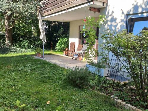 die große Terrasse - Etagenwohnung mit 78,00 m² in Krailling zum Kaufen