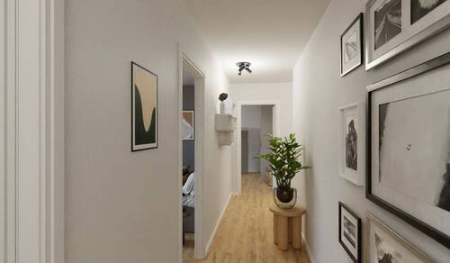 Visualisierung des Flures der Eigentumswohnung - 4 Zimmer Etagenwohnung zum Kaufen in Göhren