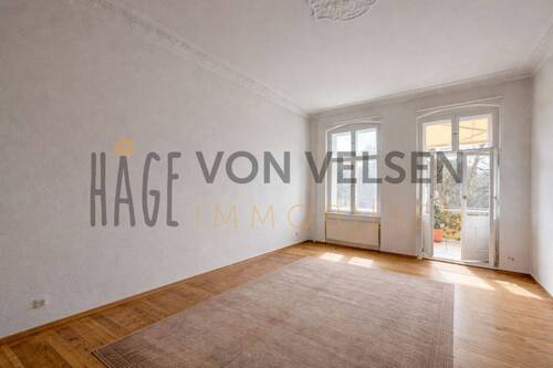 Wohnzimmer - 3 Zimmer Etagenwohnung zum Kaufen in Berlin