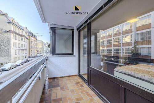 Balkon - 1 Zimmer Etagenwohnung in Stuttgart