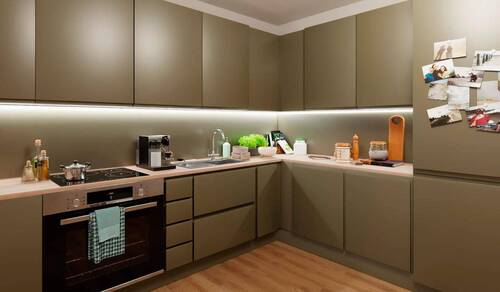 In der offenen Wohnküche bereiten Sie köstliche Ma - 