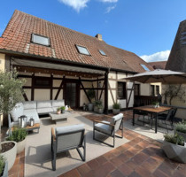 Wohnen im Herzen von Volkach – stilvolles Stadthaus mit Dachterrasse & Doppelgarage