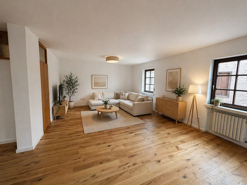 Wohnbereich - virtuelles Staging - 6 Zimmer Mehrfamilienhaus, Wohnhaus zum Kaufen in Volkach