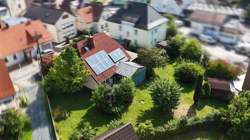 Luftbild - 6 Zimmer Einfamilienhaus zum Kaufen in Stadtsteinach