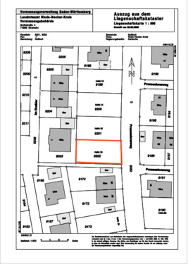 Grundstückskarte - 