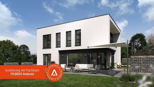 Ansicht Flachdach - Einfamilienhaus mit 182,00 m² in Berod zum Kaufen
