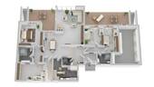 3D Wohnbeispiel EG - 