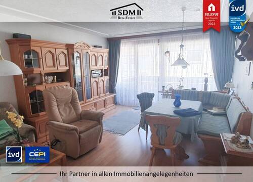01_Wohnzimmer.jpg - IDYLLISCH: 2-Zimmer-Eigentumswohnung in Büchenbronn