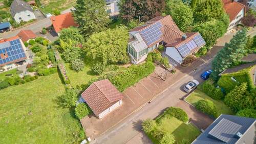 Vogelperspektive - 8 Zimmer Einfamilienhaus zum Kaufen in Rammelsbach