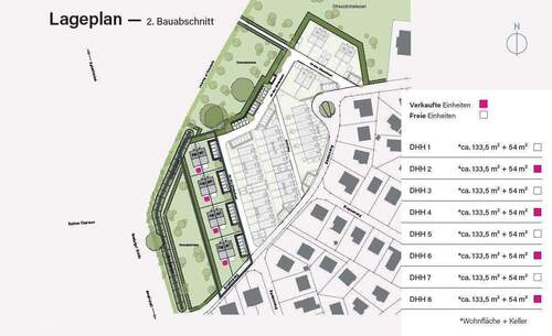 Lageplan - 5 Zimmer Doppelhaushälfte in Henstedt-Ulzburg