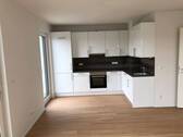 Wohnen Blick in Kochbereich - 2 Zimmer Etagenwohnung in Bonn