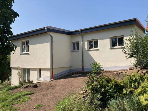 Ostansicht vom Garten - 6 Zimmer Einfamilienhaus zur Miete in Dorfhain