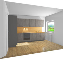 Sanierte 2-Zimmer-Erdgeschosswohnung mit Terrasse in Ebernhahn