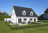 Garten Giebel West.jpg - 5 Zimmer Doppelhaushälfte in Feucht