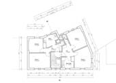 Linke Wohnung auf Grundriss - 