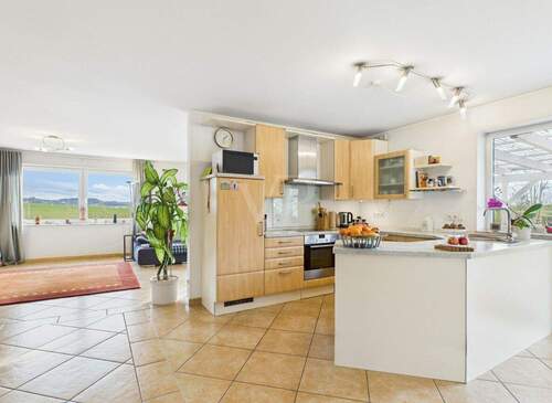 Küche mit Wohnbereich - 