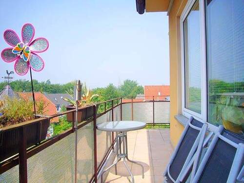 Blick auf den Balkon - 