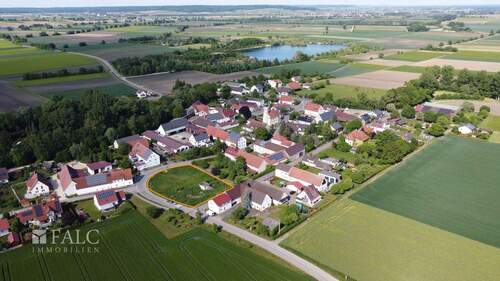 Grundstück mit Markierung - Grundstück zum Kaufen in Wittislingen