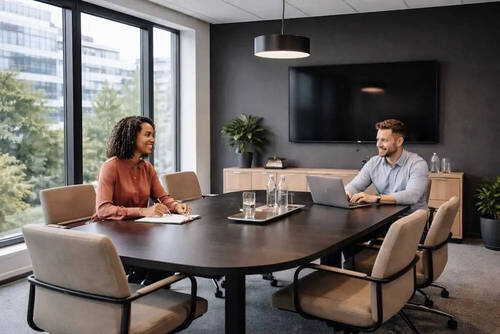 Meetingraum in Düsseldorf (Musterfoto) - Büro zur Miete in Düsseldorf