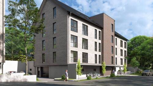 __Haus A - Eingang - 2 Zimmer Etagenwohnung zum Kaufen in Bochum