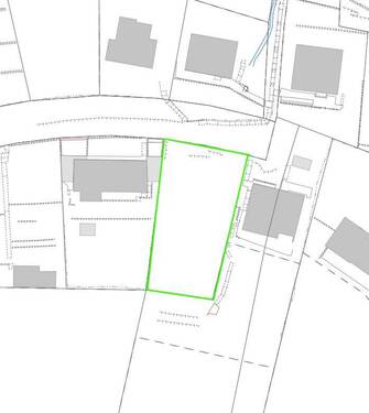 Baugrundstück - Großzügiges Baugrundstück mit Baugenehmigung für Wohnhaus mit 3 Einheiten