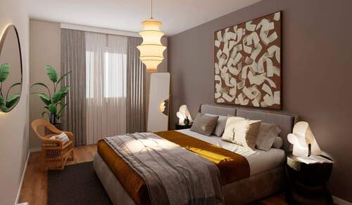 Gemütliches Schlafzimmer - Etagenwohnung mit 55,50 m&sup2; in Wildau zum Kaufen