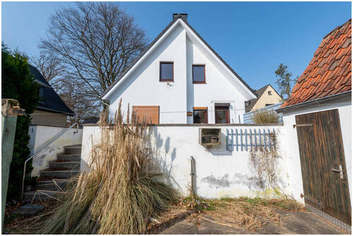 Rückansicht - 4 Zimmer Doppelhaushälfte zum Kaufen in Hamburg