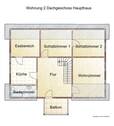 Wohnung 2 Dachgeschoss Haupthaus - 