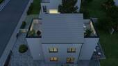 Ansicht von oben - Mehrfamilienhaus, Wohnhaus mit 250,20 m² in Nieder-Erlenbach zum Kaufen