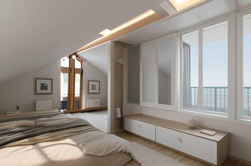 Einrichtungsbeispiel Zimmer 1 Obergeschoss - 