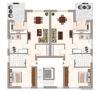 Obergeschoss - Etagenwohnung mit 72,50 m&sup2; in Ennigerloh zum Kaufen