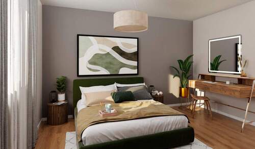 Schlafzimmer - 3 Zimmer Etagenwohnung zum Kaufen in Hoppegarten