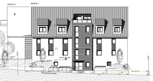 Ansicht Nord-Ost Haus 1 - 