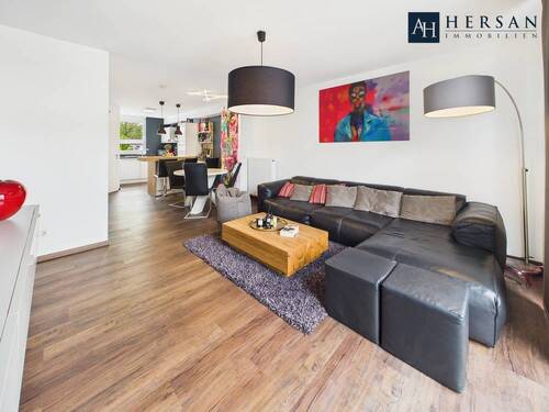 Wohnzimmer - 3 Zimmer Reihenmittelhaus zum Kaufen in Würselen