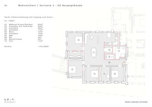 2. Seite Umbaupläne - 