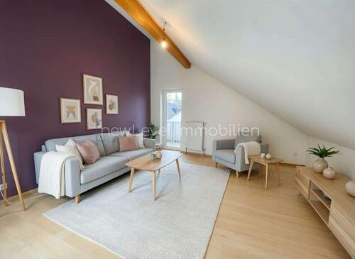 Wohnbereich mit Möbelvorschlag - 