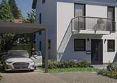 Ansicht Strasse - 6 Zimmer Doppelhaushälfte zum Kaufen in Pullach