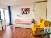 Schlaf- und Chillbereich - 1 Zimmer Etagenwohnung zur Miete in Nürnberg