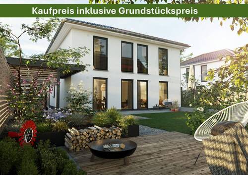 Stadtvilla-145-Garten-Elegance - 5 Zimmer Einfamilienhaus zum Kaufen in Krauthausen