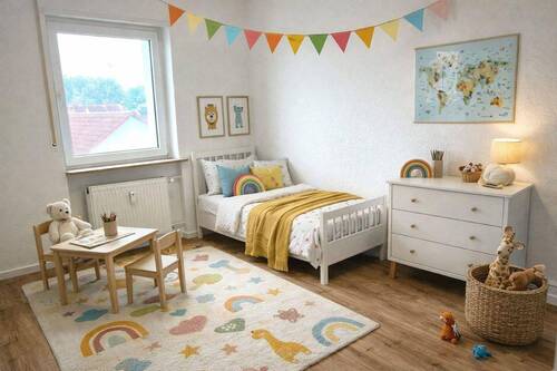 Wohnbeispiel Kinderzimmer - Hell, modern & energieeffizient - 5ZKB Nähe Klinikum KL