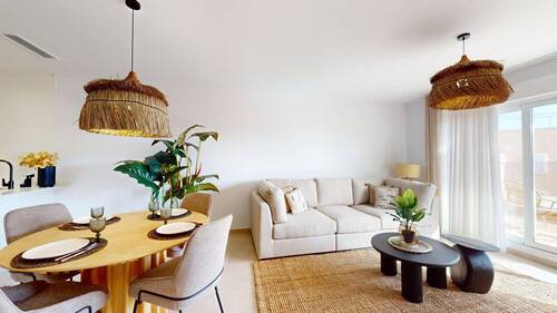Wohnzimmer - Terrassenwohnung mit 90,00 m&sup2; in Guardamar del Segura zum Kaufen
