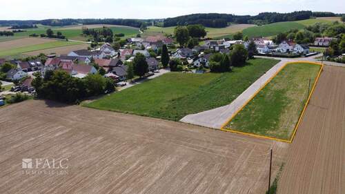 Grundstück mit Markierung - Grundstück zum Kaufen in Villenbach