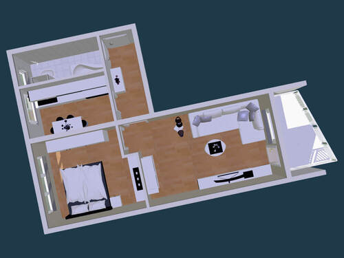 Bild 4 - Etagenwohnung mit 50,00 m&sup2; in Zwickau zur Miete