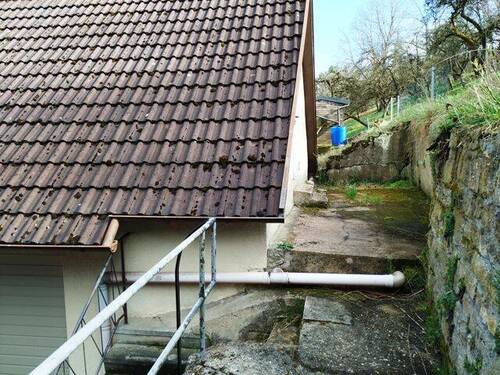 ... Dachraum der Garage - 