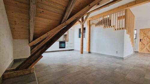 Wohn- und Essbereich - OG Masionette Wohnung mit Balkon 
