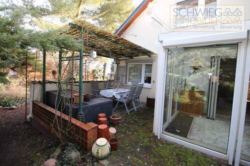 Terrasse - Einfamilienhaus mit 170,00 m&sup2; in Kolkwitz zum Kaufen